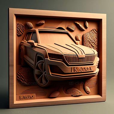 3D модель koda Kodiaq (STL)